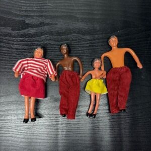 Vintage Bendy Doll House Family Toys Lot, Marvel Education